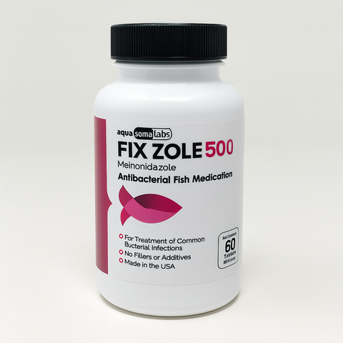 Fish Zole 500mg - Fish Metronidazole antibiotics 60 Tablets