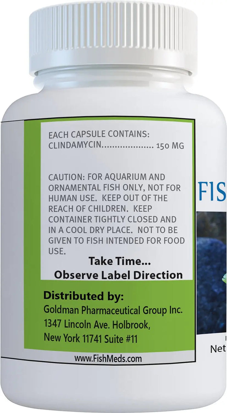 Fish Clindamycin Fish Aid Antibiotics 150 mg 30 count