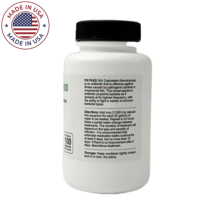 Aqua Ceph Cephalexin - 500mg 100 Capsules