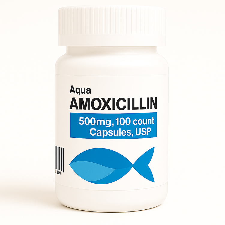 Aqua Mox amoxicillin 500mg 100 Capsules