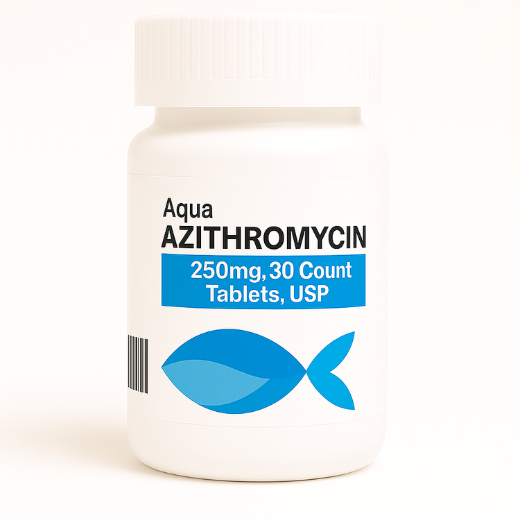 Aqua Zithro - Azithromycin 250 mg 30 Tablets