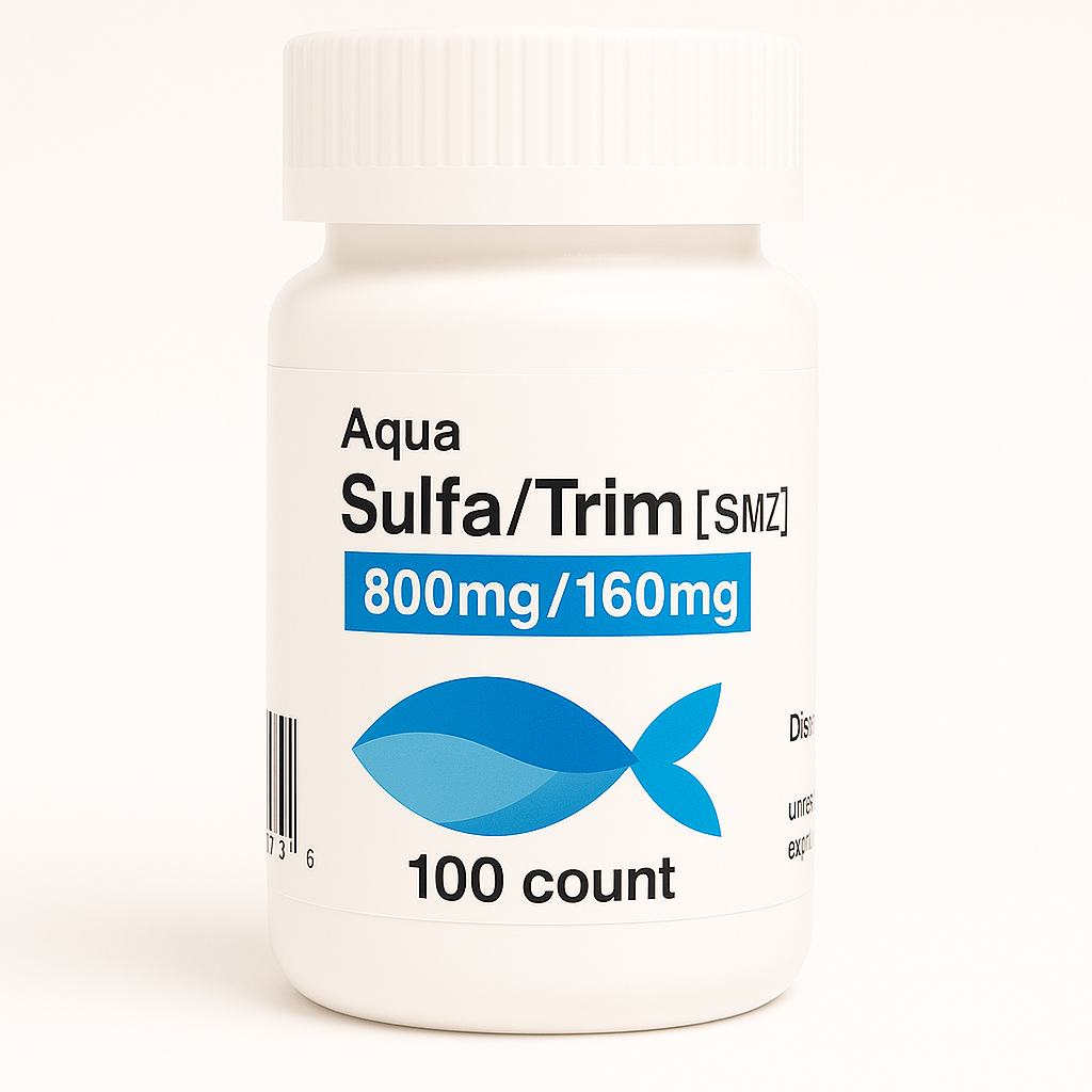 Aqua Sulfamethoxazole /Trimethoprim 960mg 100 Tablets