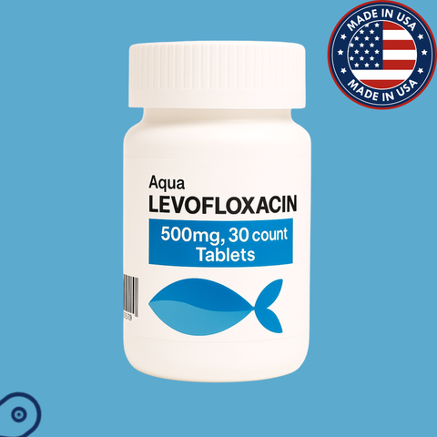 Fish Levofloxacin 500mg 30 Tablets