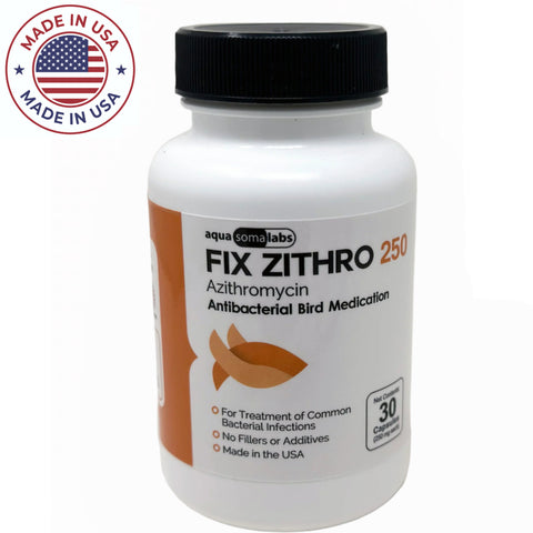 Fish Zithro - Azithromycin 250 mg Tablets - 30 Count