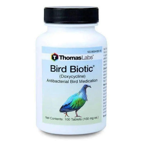Bird Biotic - Doxycycline 100 mg Tablets - 100 Count